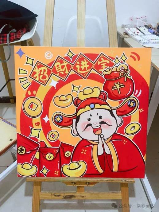 新年图片简笔画儿童画